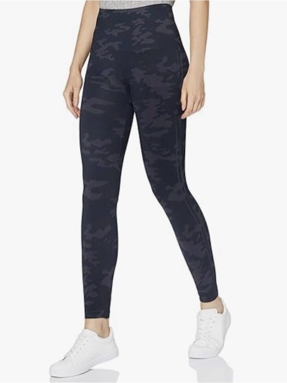 SPANX High-Waisted Black Camo Performance Leggings
